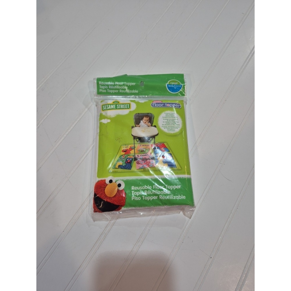 Sesame Street Reusable 36 x 48 Carpet Floor Topper Meal Play Arts & Crafts Mat